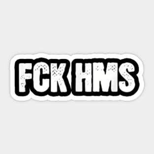 FCK HMS Jewish Non-Distressed Sticker